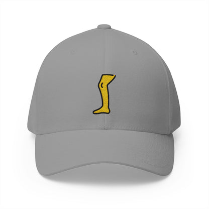 Leg Emoji Grey Cap – Premium by Capmoji
