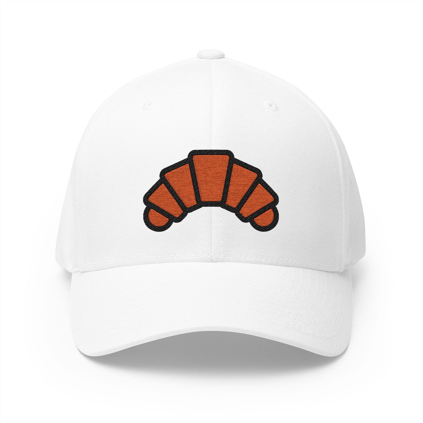 Croissant Emoji White Cap – Premium by Capmoji