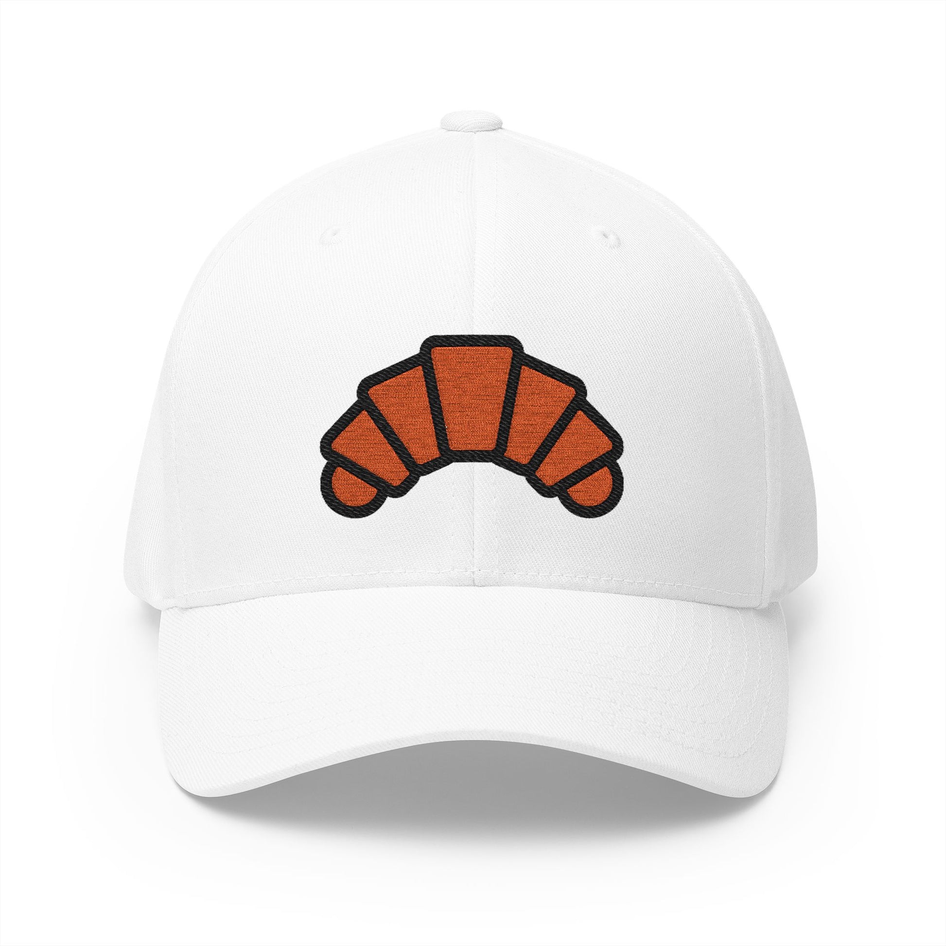 Croissant Emoji White Cap – Premium by Capmoji