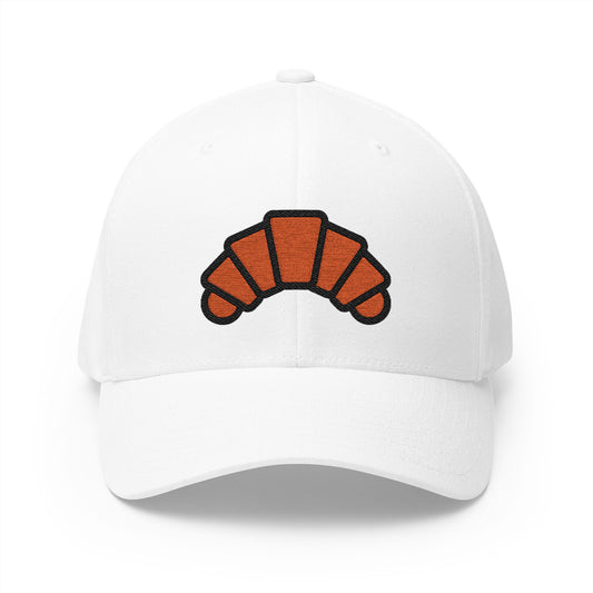 Croissant Emoji White Cap – Premium by Capmoji