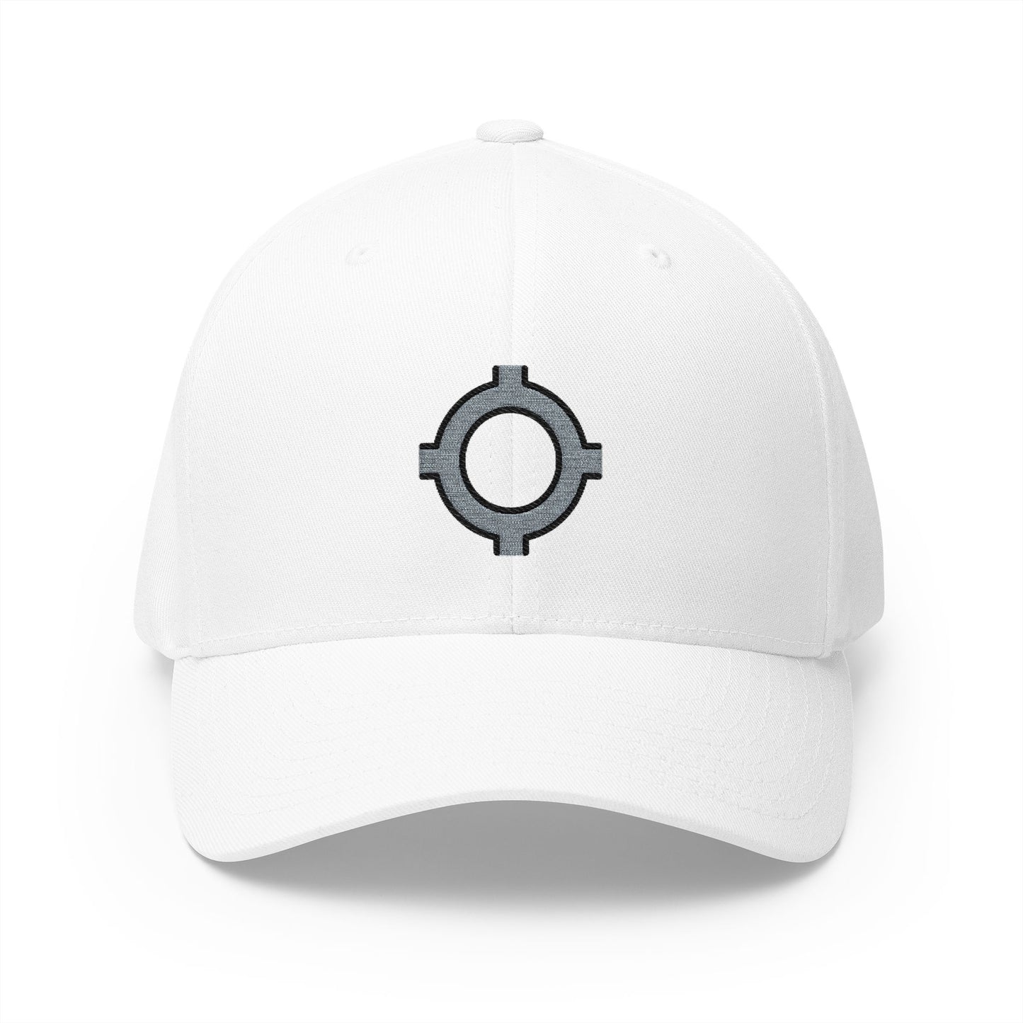 Gps Emoji White Cap – Premium by Capmoji