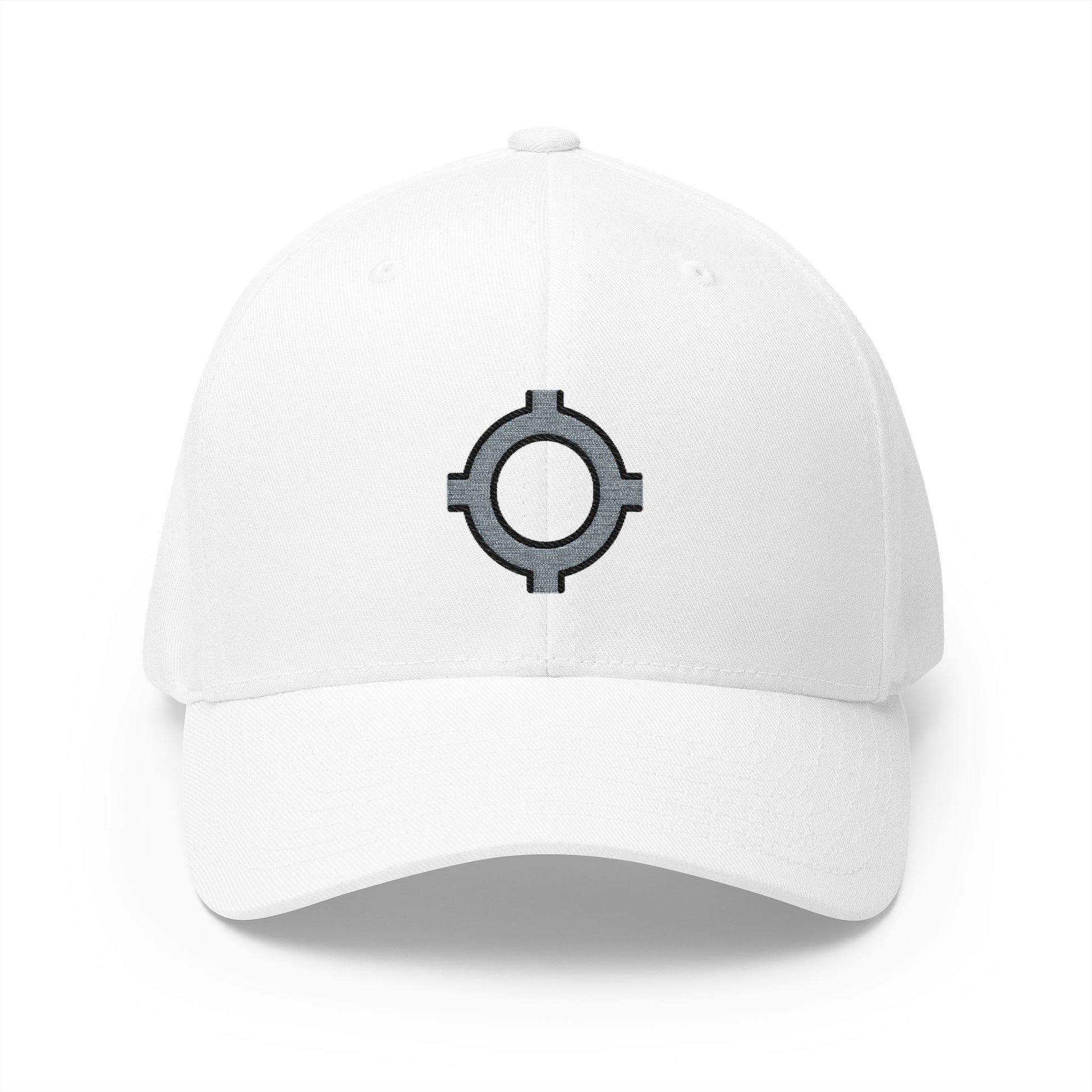 Gps Emoji White Cap – Premium by Capmoji