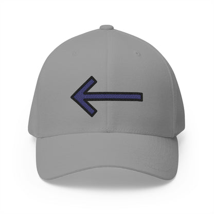 Left Arrow Emoji Grey Cap – Premium by Capmoji