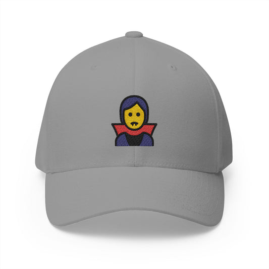 Vampire Emoji Grey Cap – Premium by Capmoji