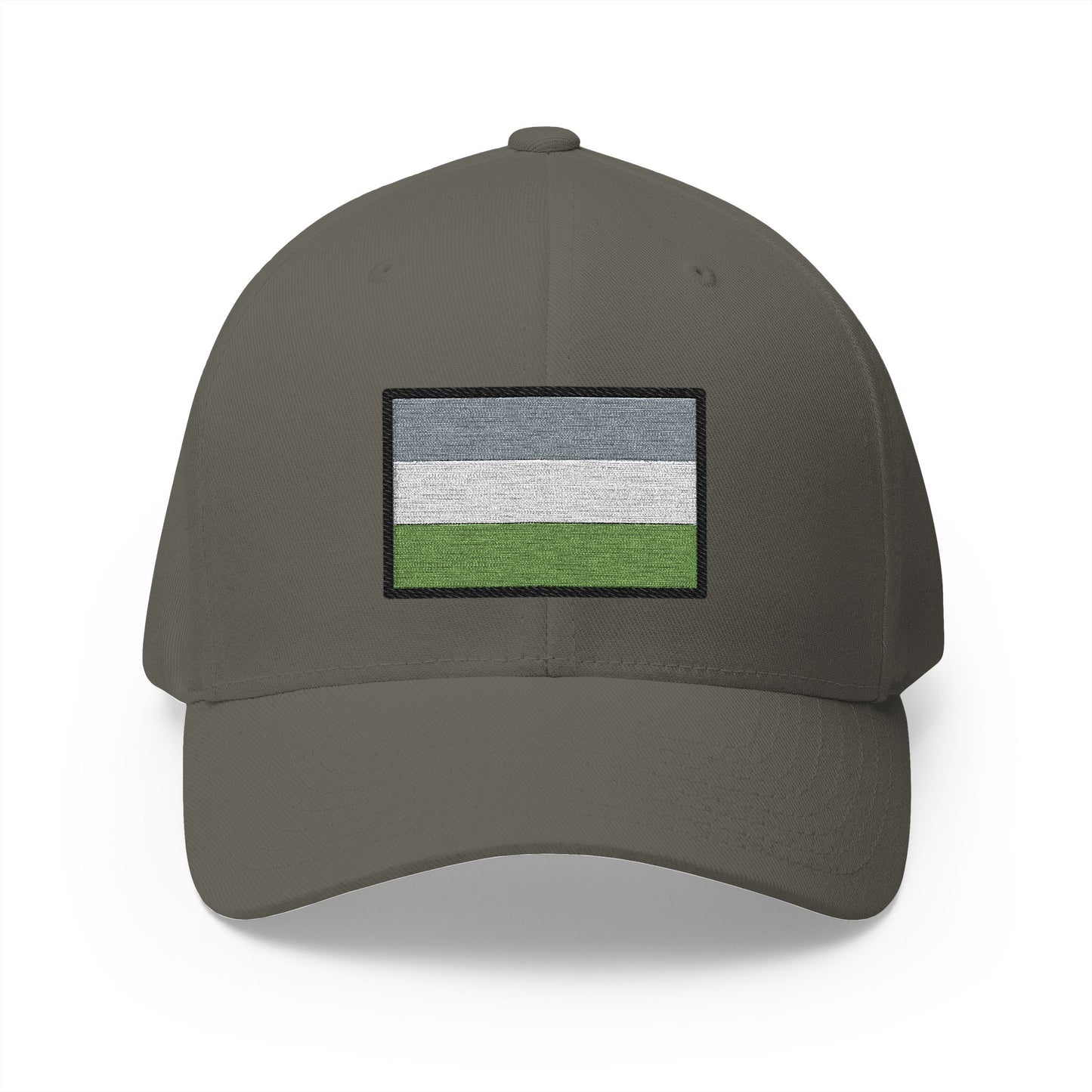 Genderqueer Emoji Olive Cap – Premium by Capmoji