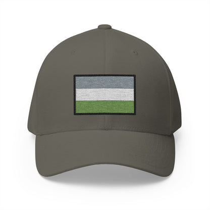 Genderqueer Emoji Olive Cap – Premium by Capmoji