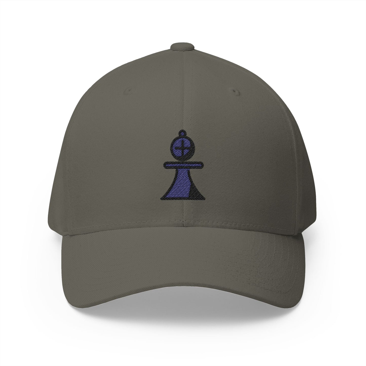 Black Chess Bishop Emoji Olive Cap – Premium by Capmoji