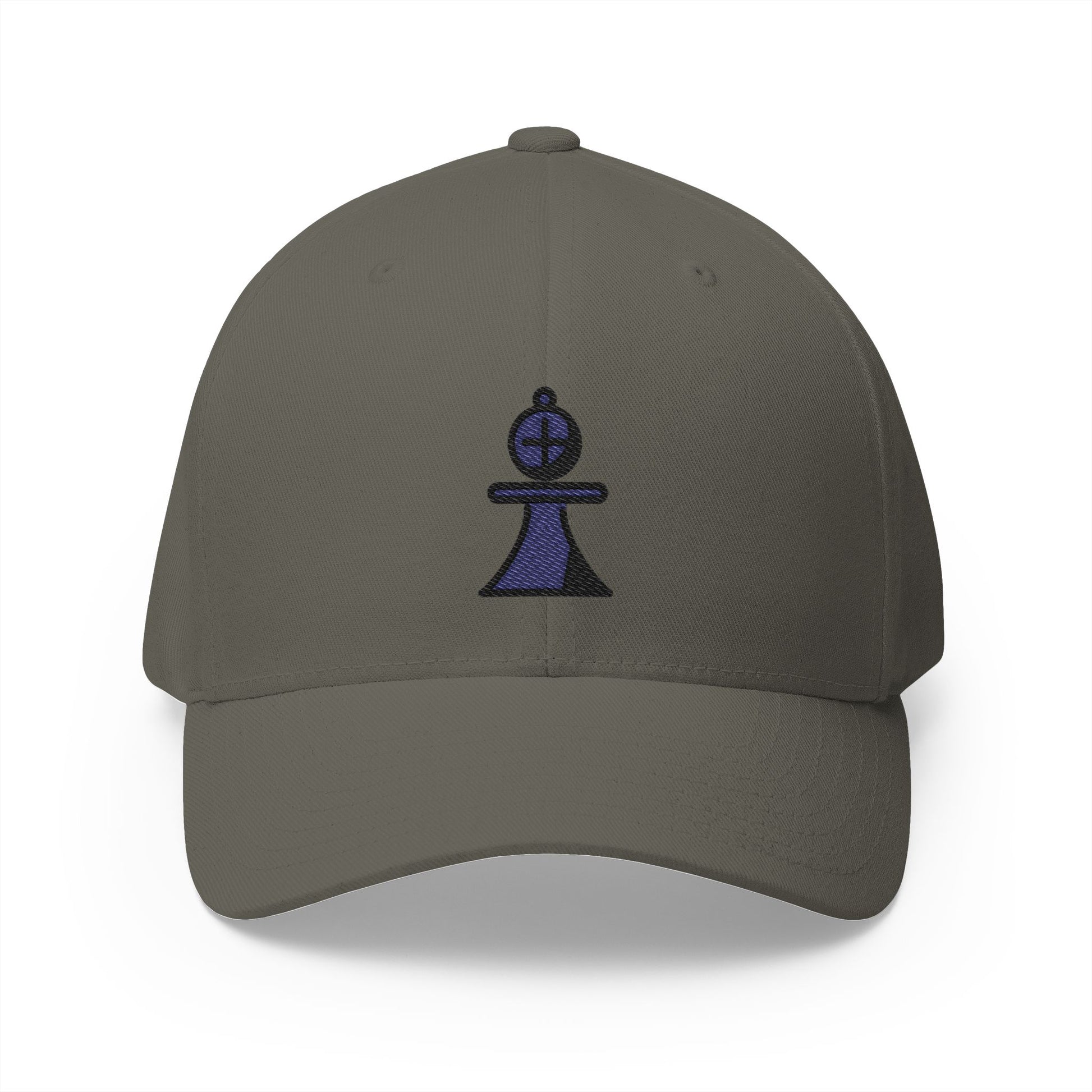 Black Chess Bishop Emoji Olive Cap – Premium by Capmoji