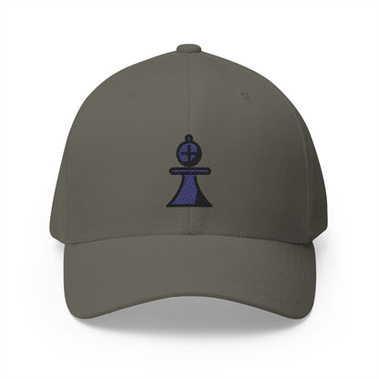Black Chess Bishop Emoji Olive Cap – Premium by Capmoji