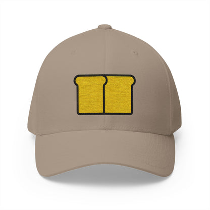 Bread Emoji Khaki Cap – Premium by Capmoji