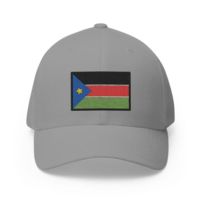 Flag: South Sudan Emoji Grey Cap – Premium by Capmoji