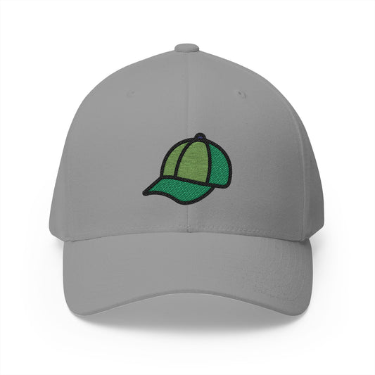 Billed Cap Emoji Grey Cap – Premium by Capmoji