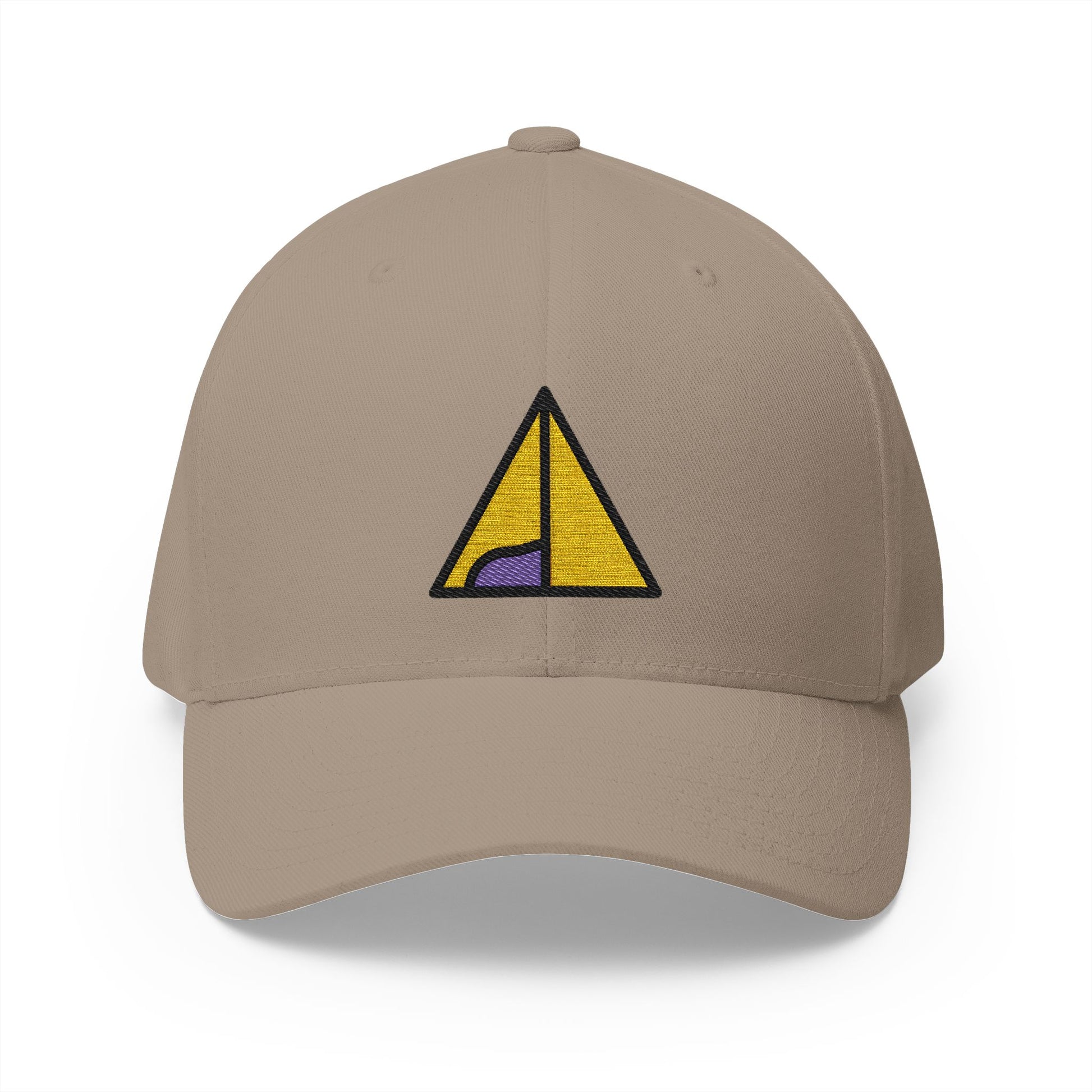 Tent Emoji Khaki Cap – Premium by Capmoji