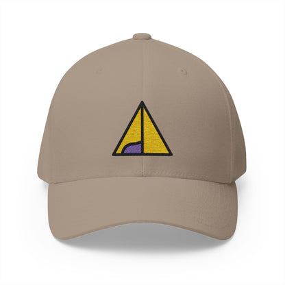 Tent Emoji Khaki Cap – Premium by Capmoji