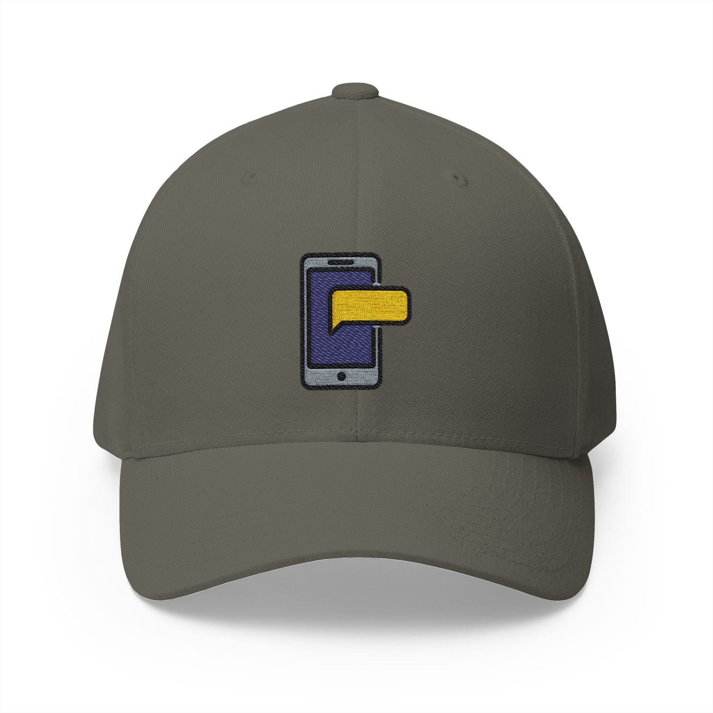 Mobile Message Emoji Olive Cap – Premium by Capmoji