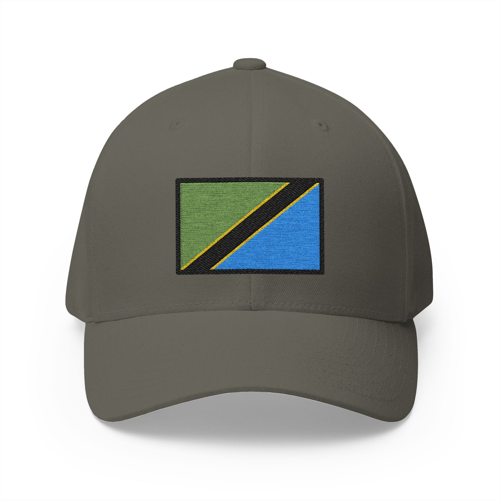 Flag: Tanzania Emoji Olive Cap – Premium by Capmoji