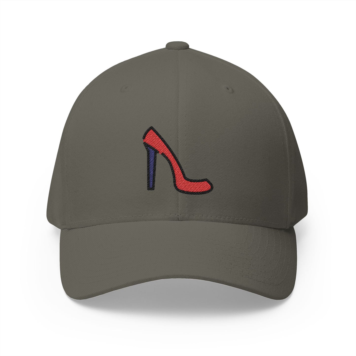 High-Heeled Shoe Emoji Olive Cap – Premium by Capmoji
