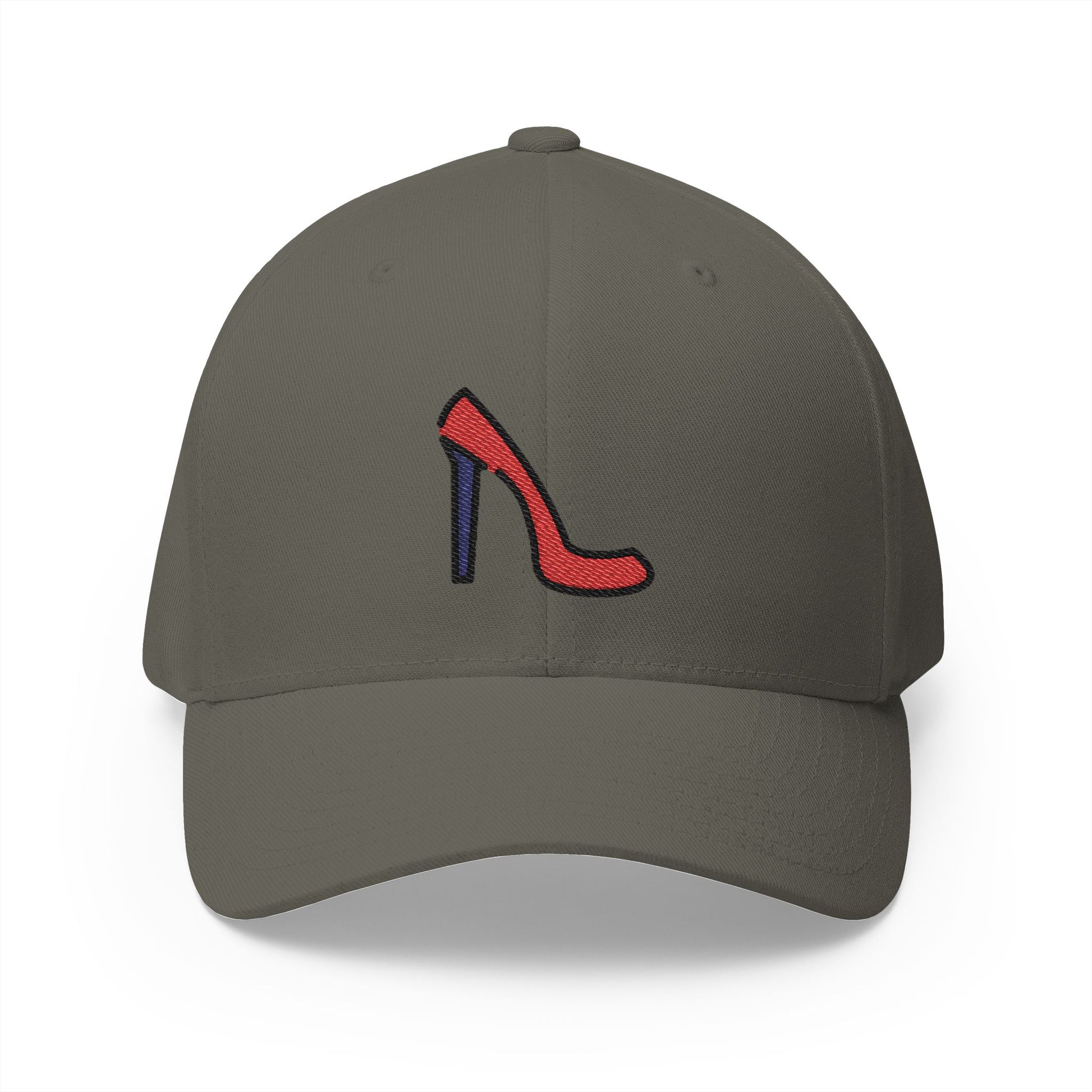 High-Heeled Shoe Emoji Olive Cap – Premium by Capmoji