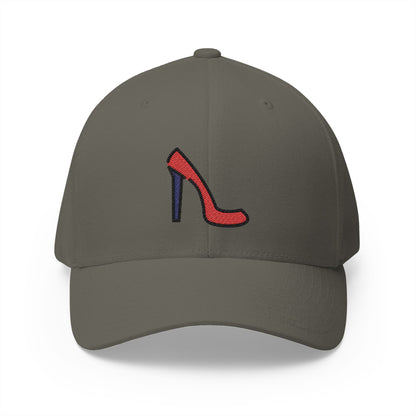 High-Heeled Shoe Emoji Olive Cap – Premium by Capmoji