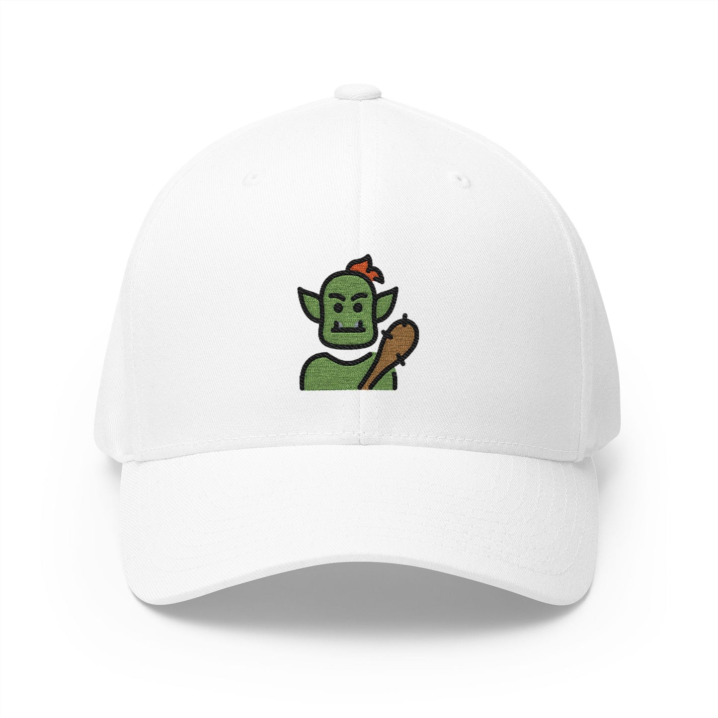 Troll Emoji White Cap – Premium by Capmoji