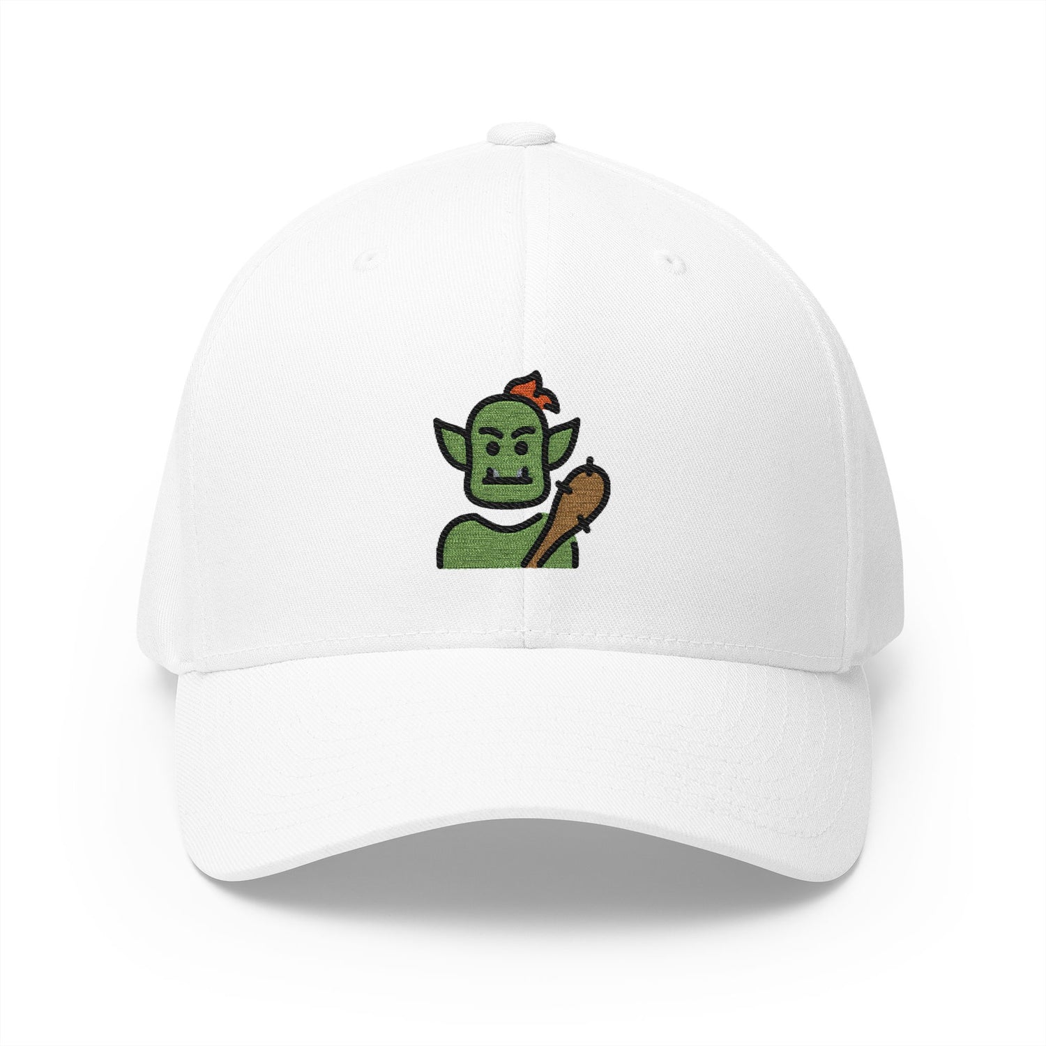 Troll Emoji White Cap – Premium by Capmoji