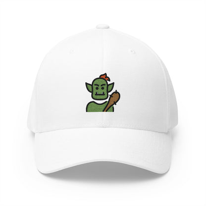 Troll Emoji White Cap – Premium by Capmoji
