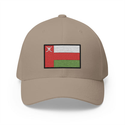 Flag: Oman Emoji Khaki Cap – Premium by Capmoji
