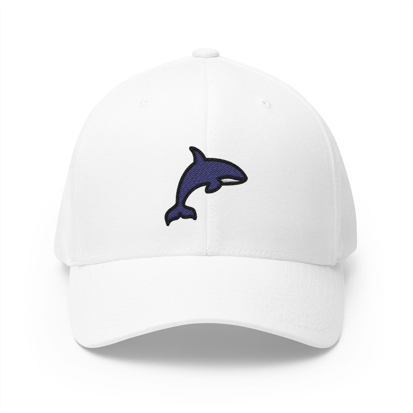 Orca Emoji White Cap – Premium by Capmoji