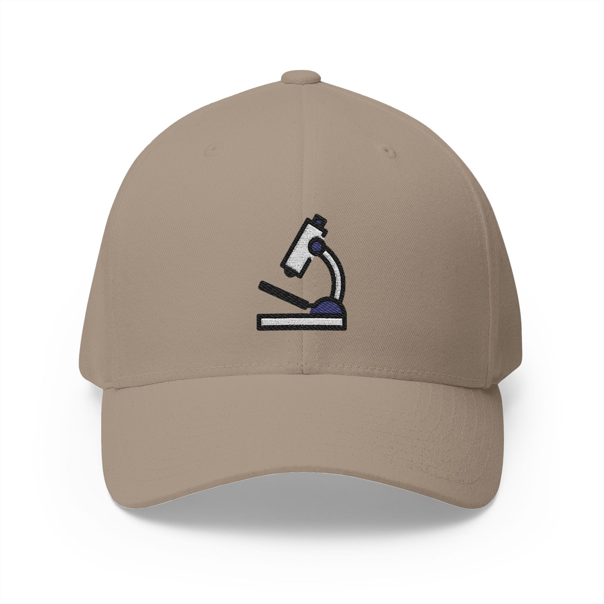 Microscope Emoji Khaki Cap – Premium by Capmoji