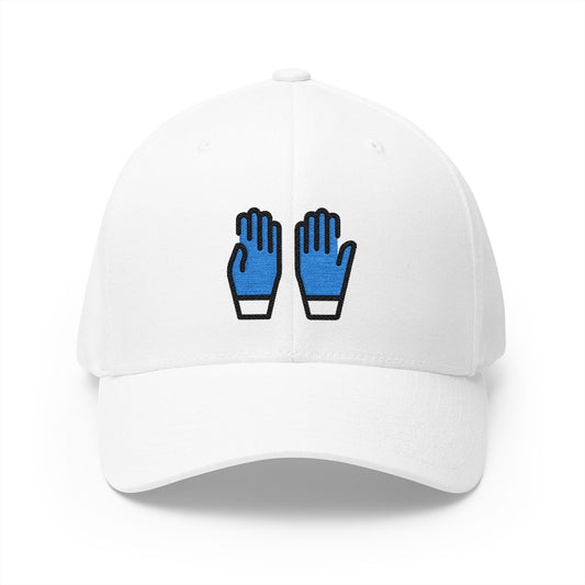 Medical Gloves Emoji White Cap – Premium by Capmoji