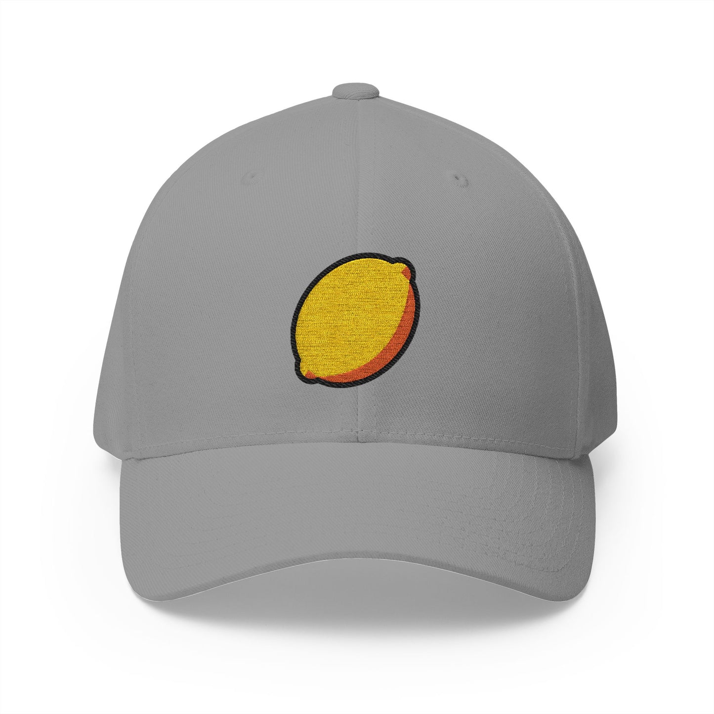 Lemon Emoji Grey Cap – Premium by Capmoji