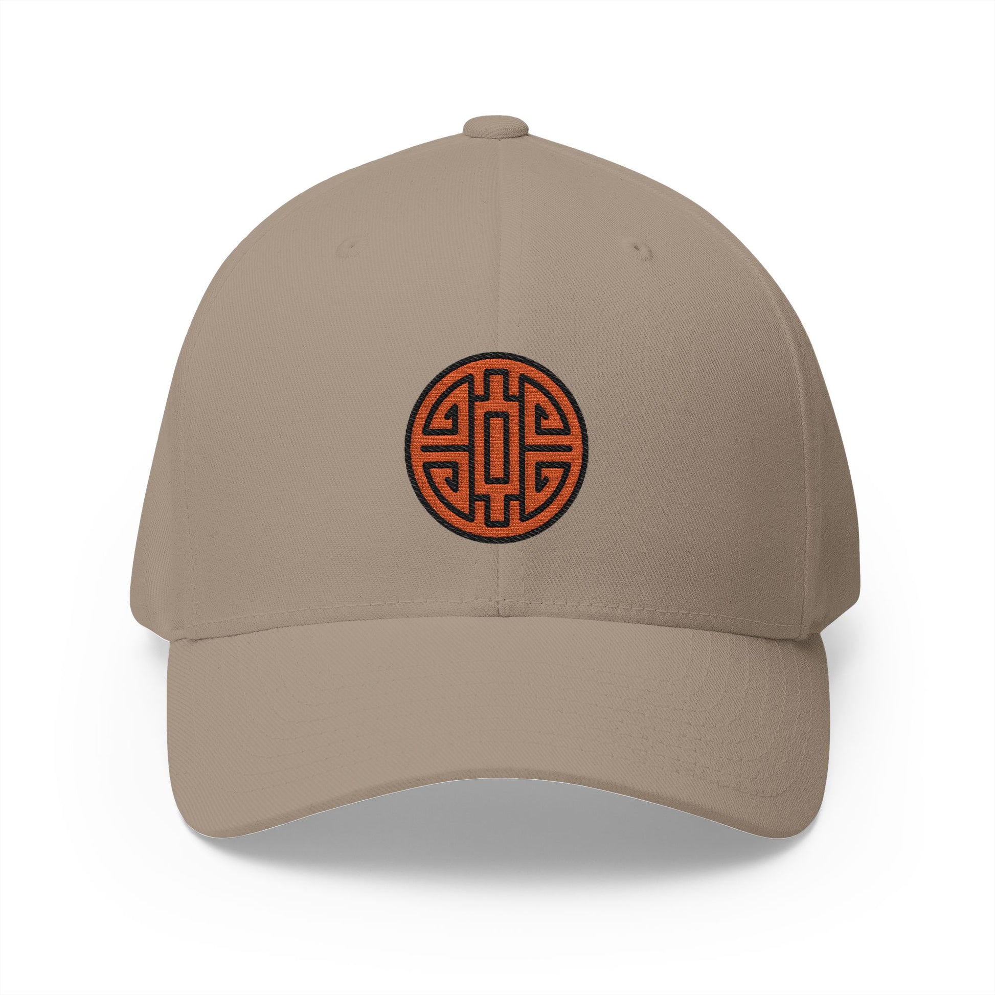 Rounded Symbol For Cai Emoji Khaki Cap – Premium by Capmoji