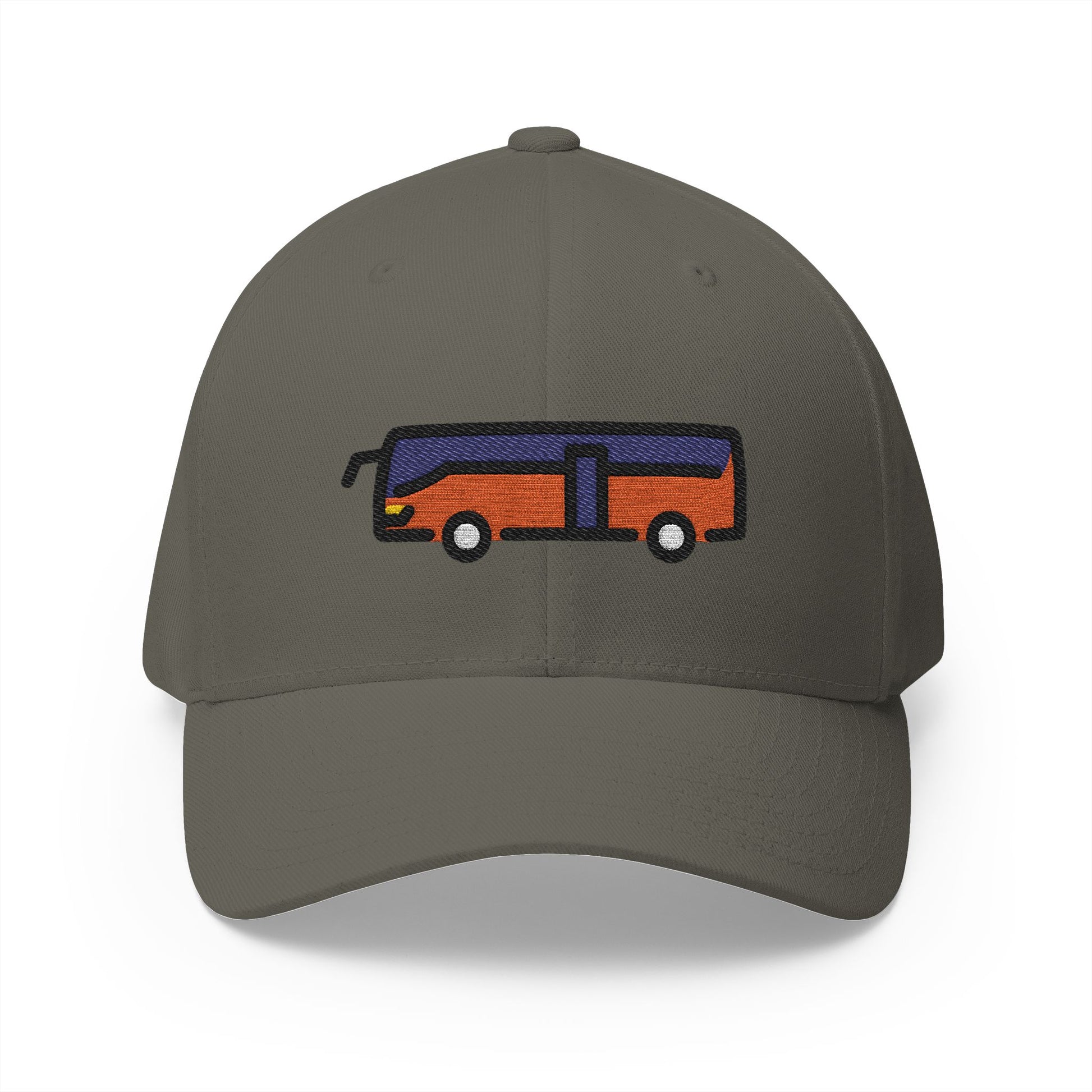 Bus Emoji Olive Cap – Premium by Capmoji