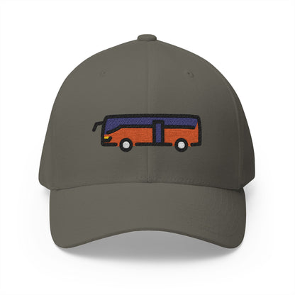 Bus Emoji Olive Cap – Premium by Capmoji