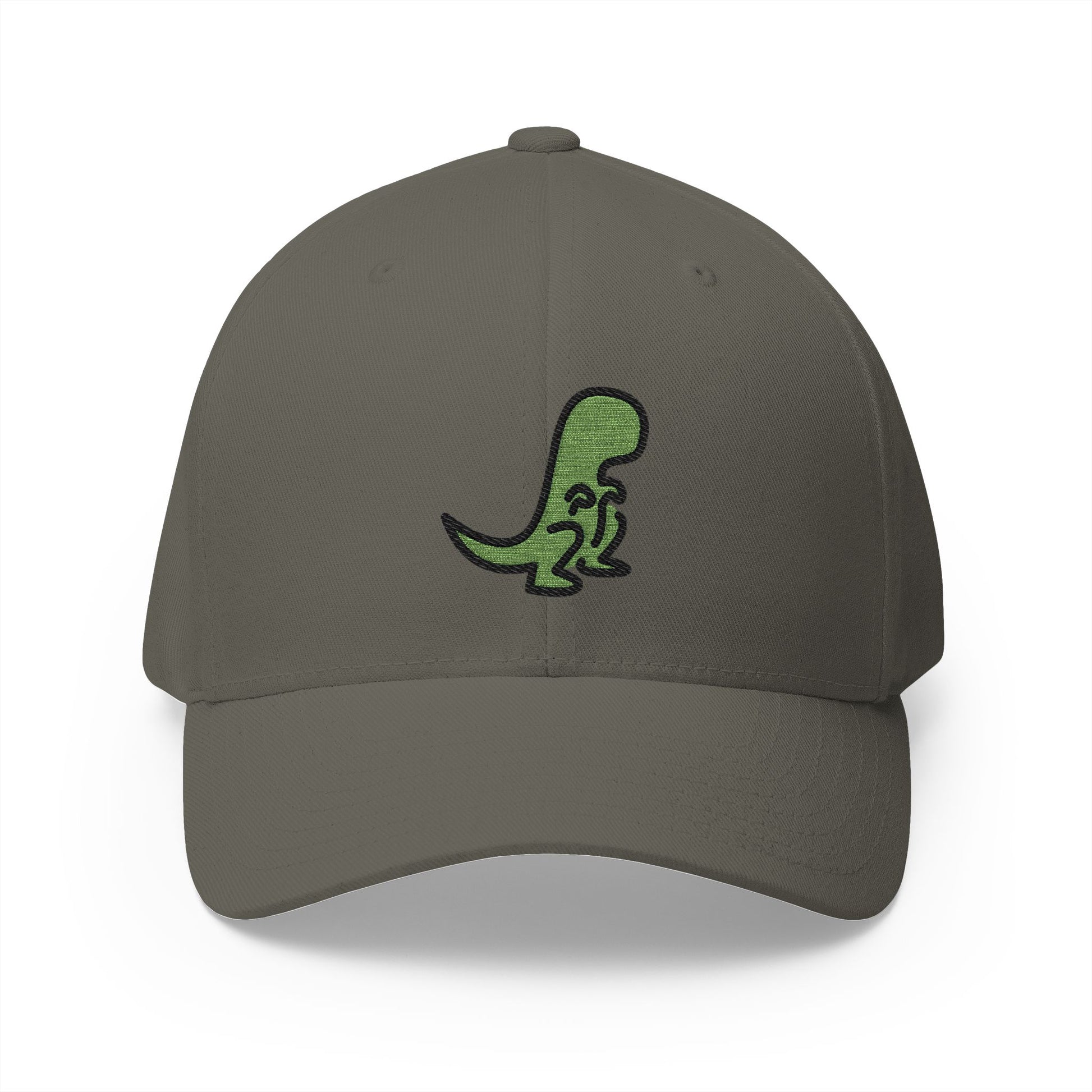 T-Rex Emoji Olive Cap – Premium by Capmoji