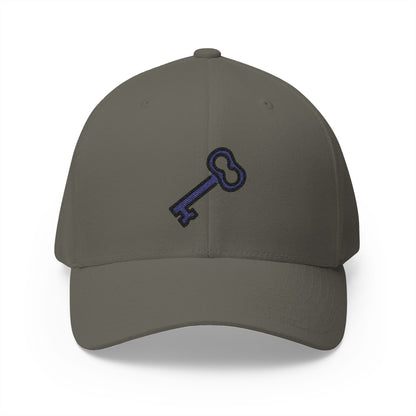 Old Key Emoji Olive Cap – Premium by Capmoji