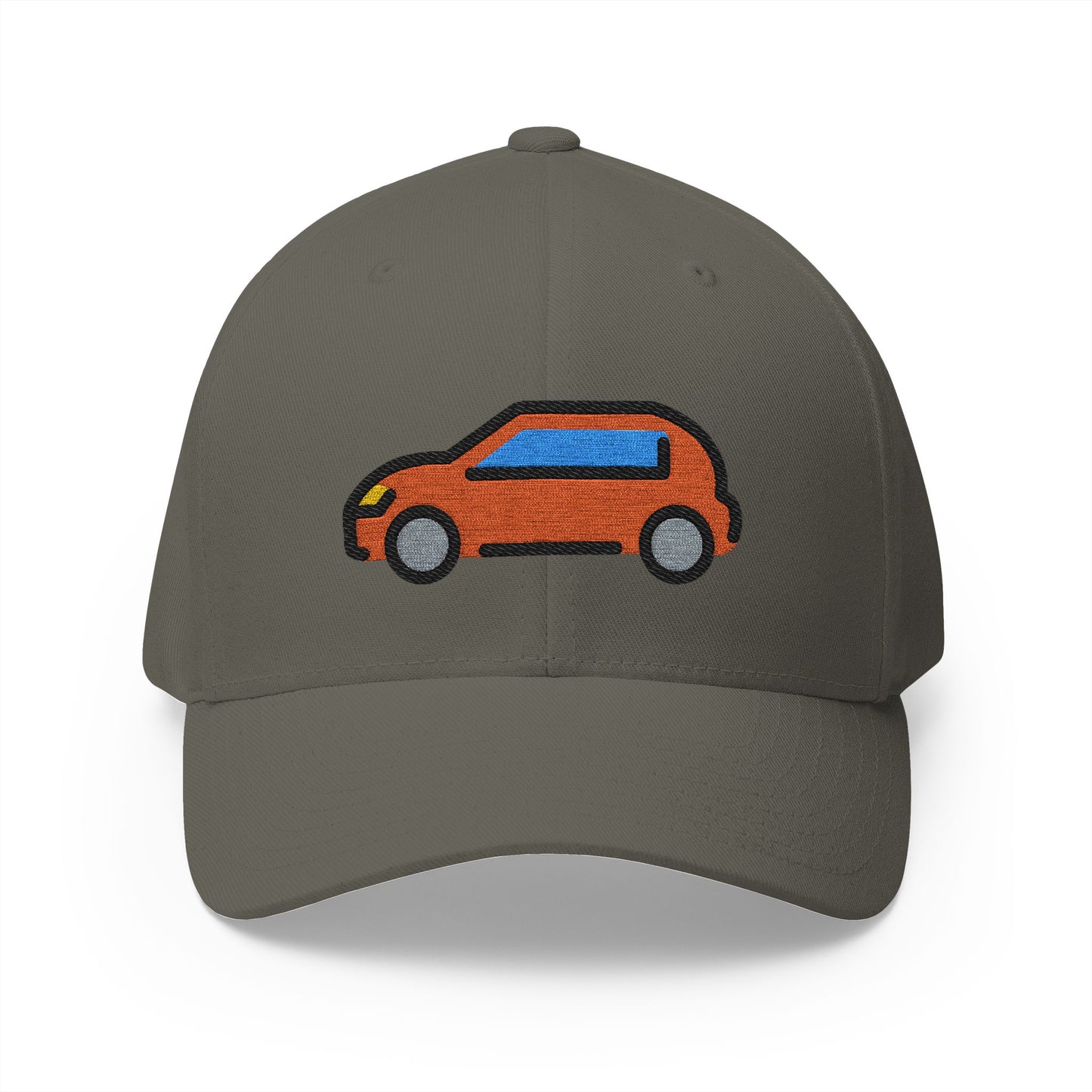 Automobile Emoji Olive Cap – Premium by Capmoji