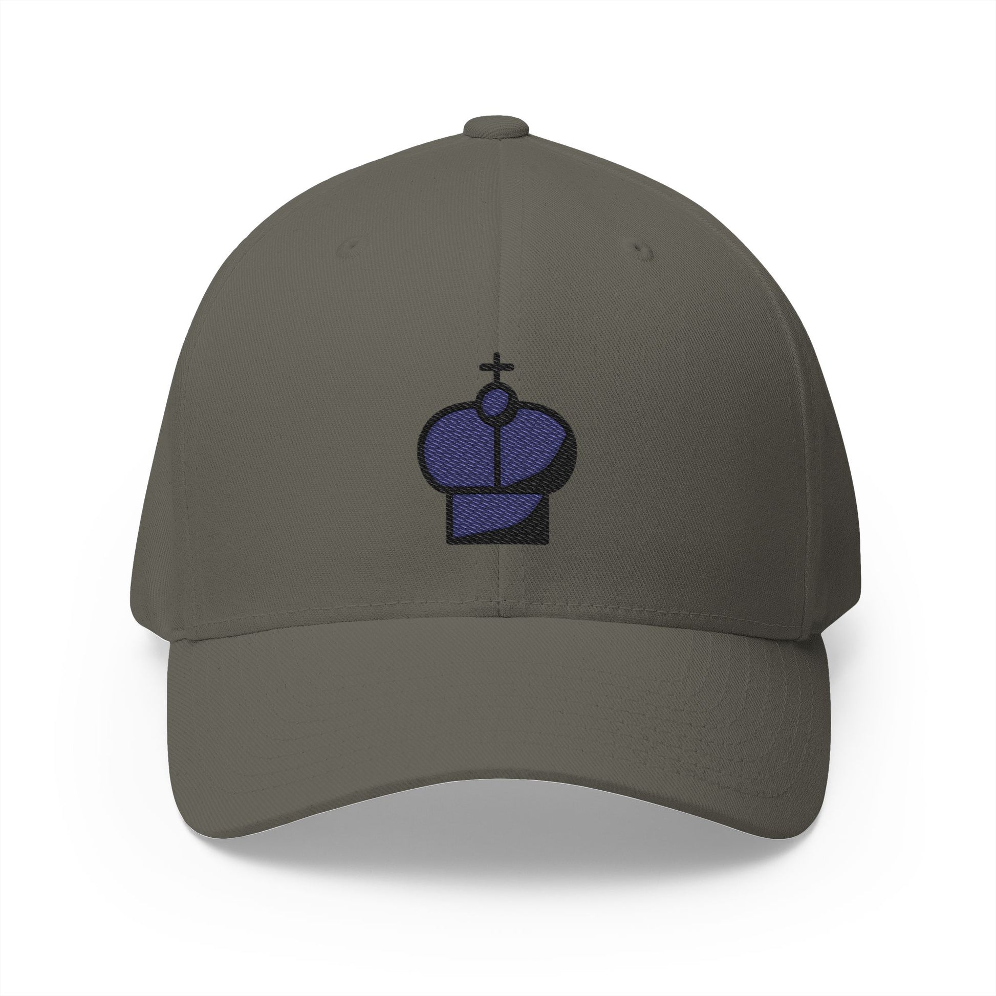 Black Chess King Emoji Olive Cap – Premium by Capmoji