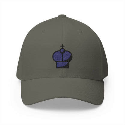 Black Chess King Emoji Olive Cap – Premium by Capmoji