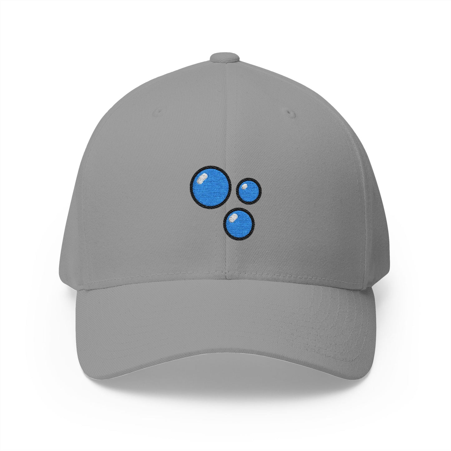 Bubbles Emoji Grey Cap – Premium by Capmoji