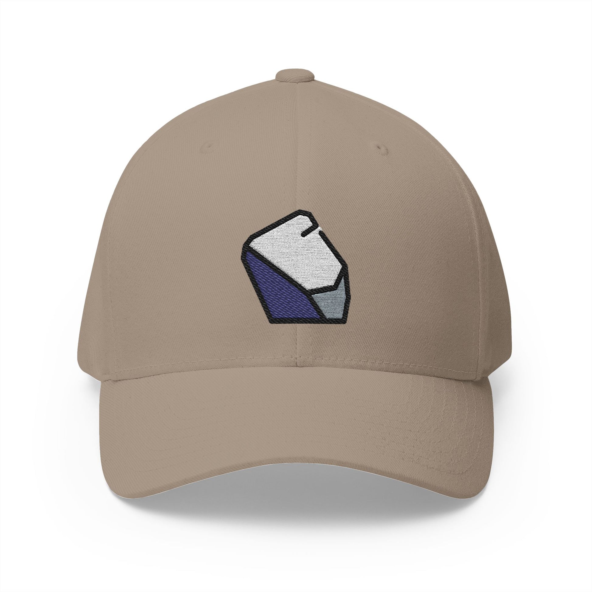 Rock Emoji Khaki Cap – Premium by Capmoji