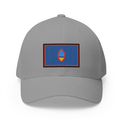 Flag: Guam Emoji Grey Cap – Premium by Capmoji