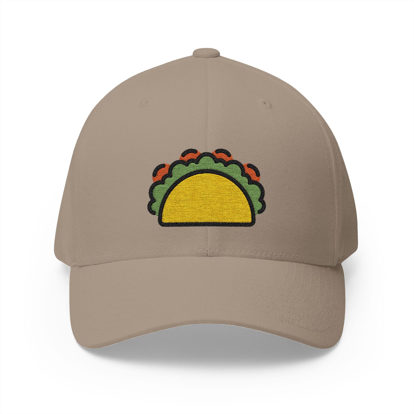 Taco Emoji Khaki Cap – Premium by Capmoji