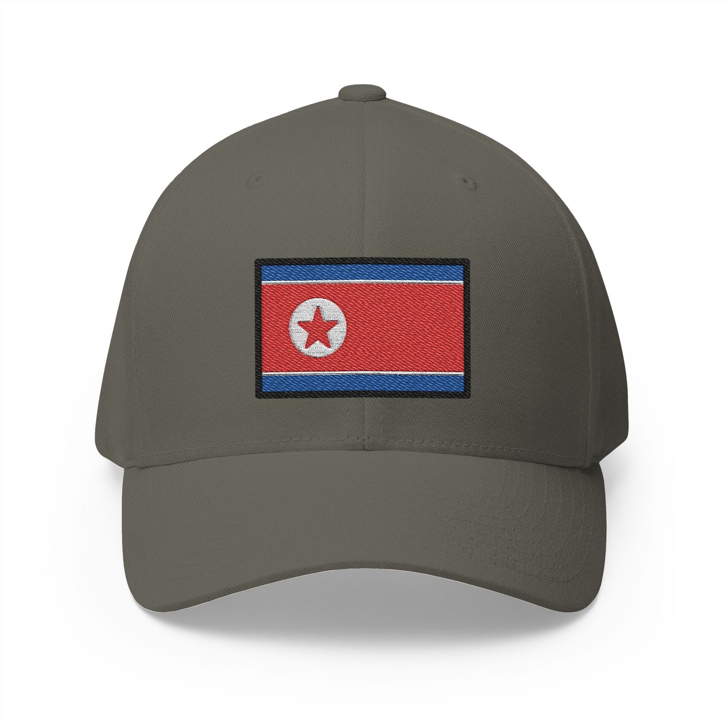 Flag: North Korea Emoji Olive Cap – Premium by Capmoji