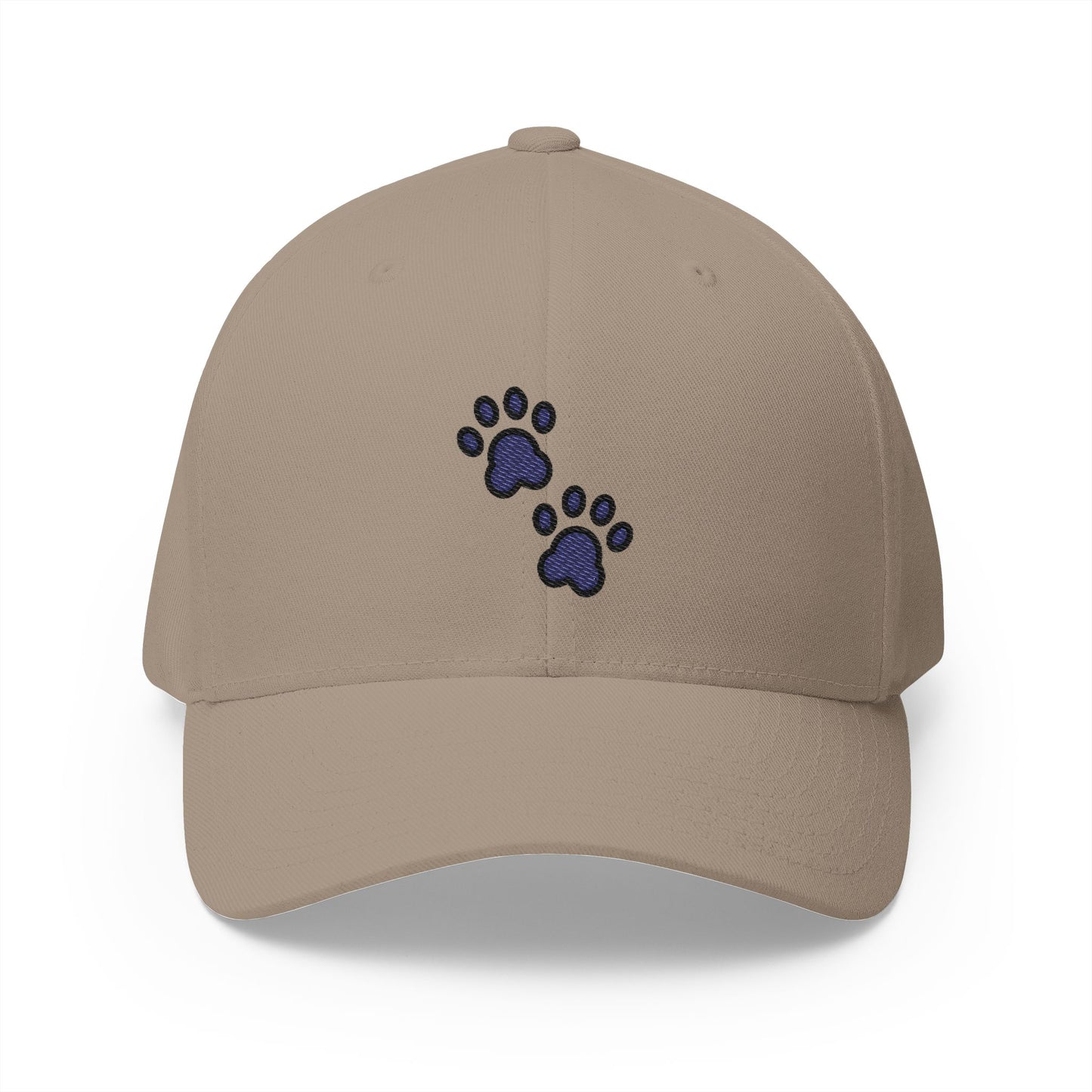 Paw Prints Emoji Khaki Cap – Premium by Capmoji