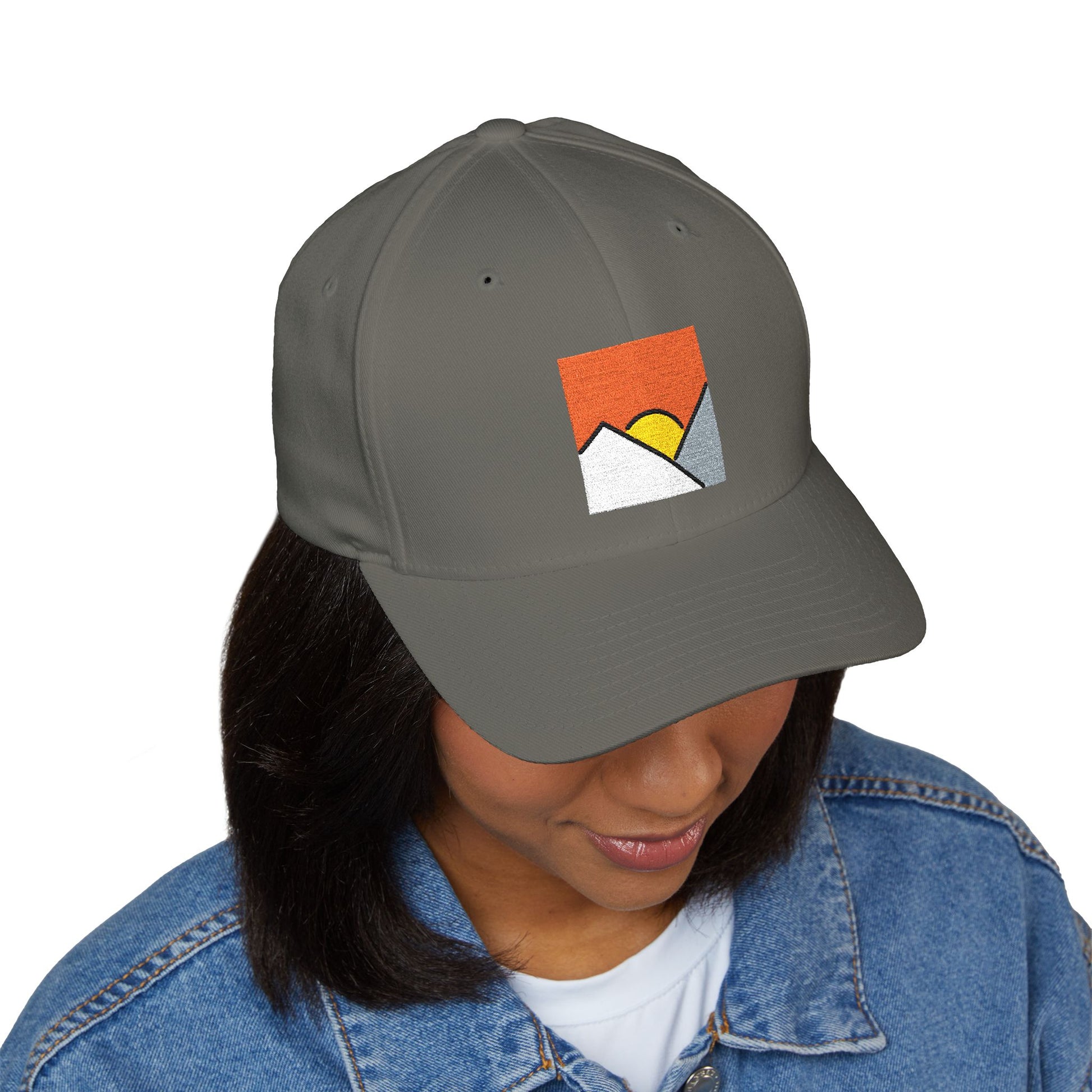 Sunrise Over Mountains Emoji Cap – Premium by Capmoji