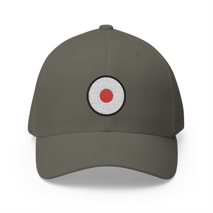 Record Button Emoji Olive Cap – Premium by Capmoji
