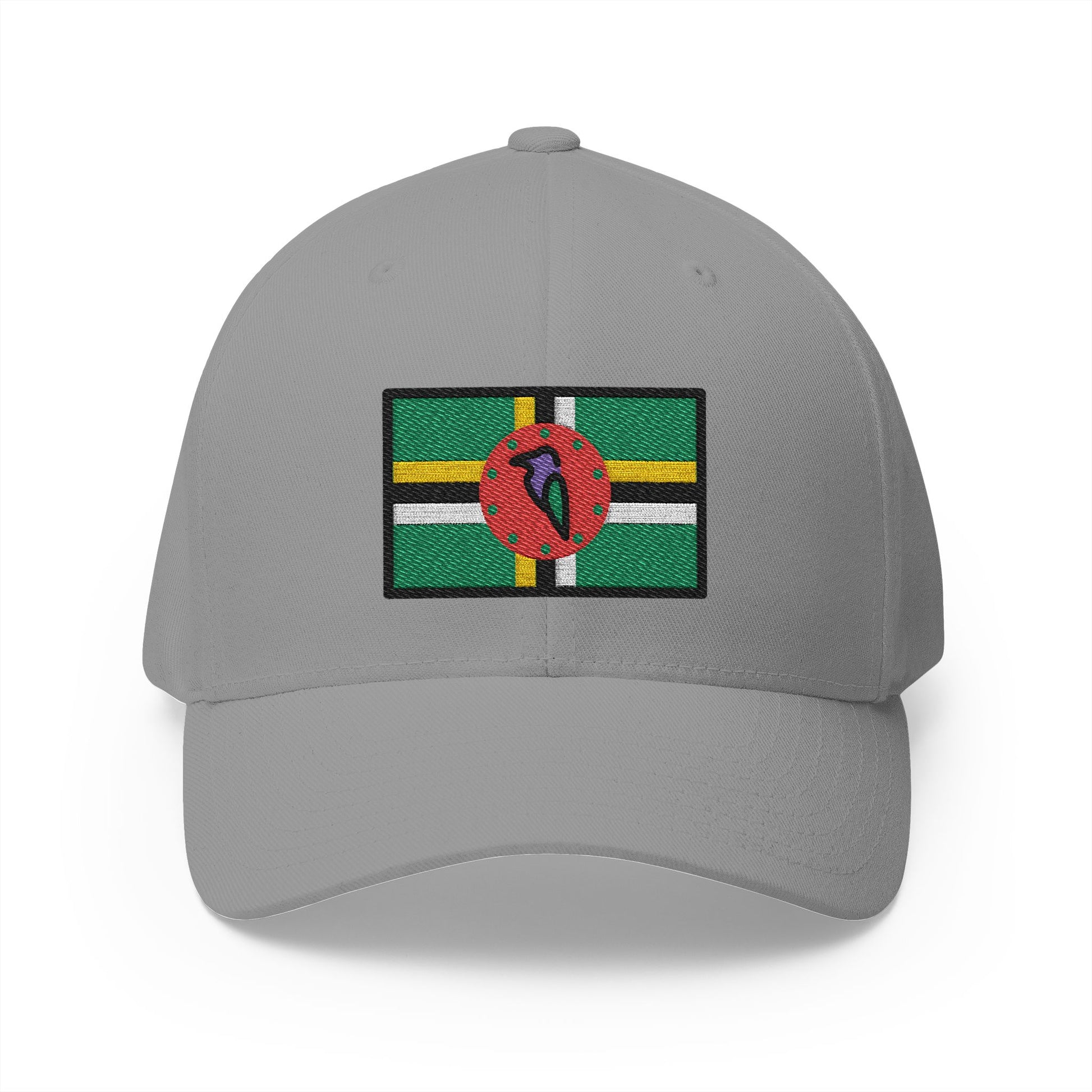 Flag: Dominica Emoji Grey Cap – Premium by Capmoji