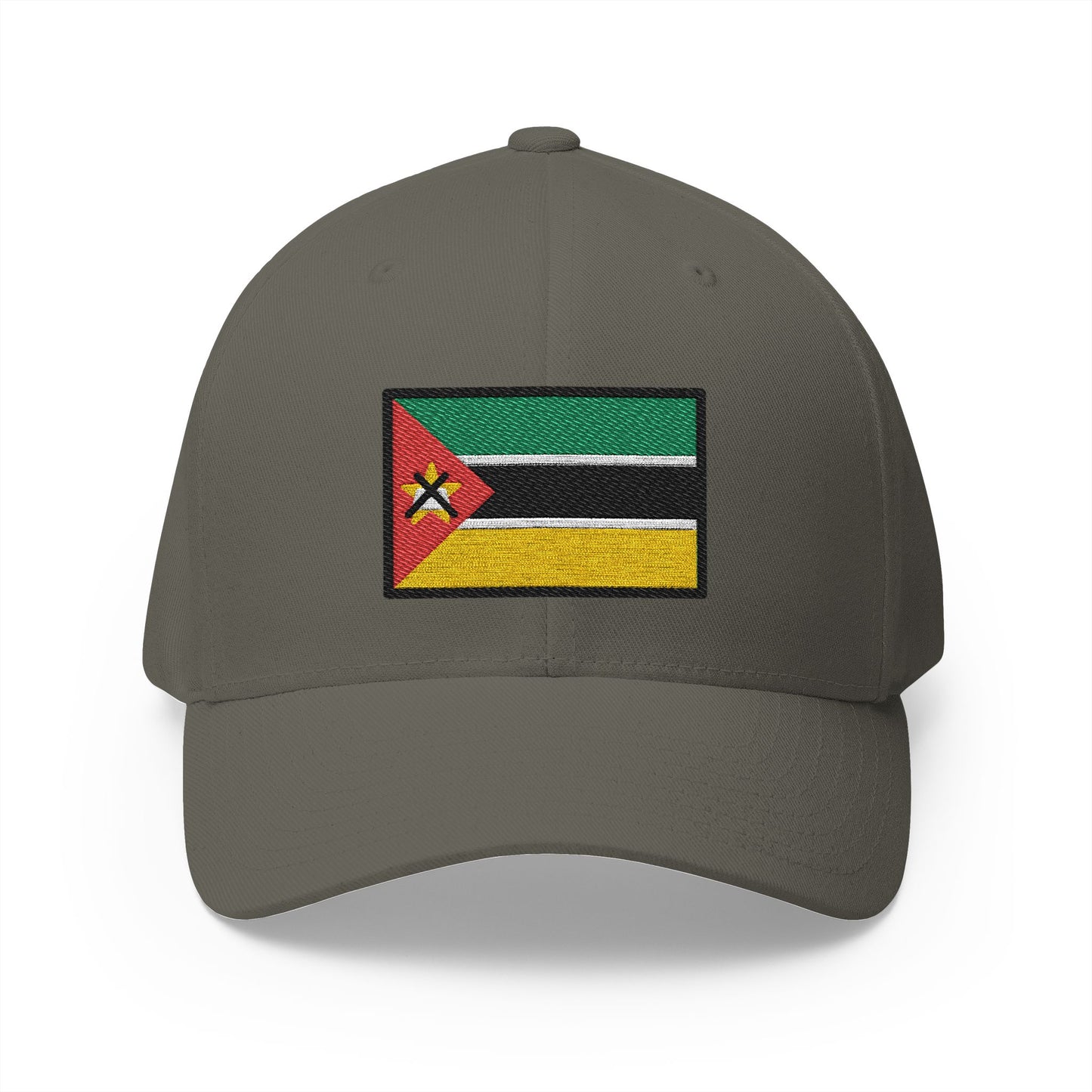 Flag: Mozambique Emoji Olive Cap – Premium by Capmoji