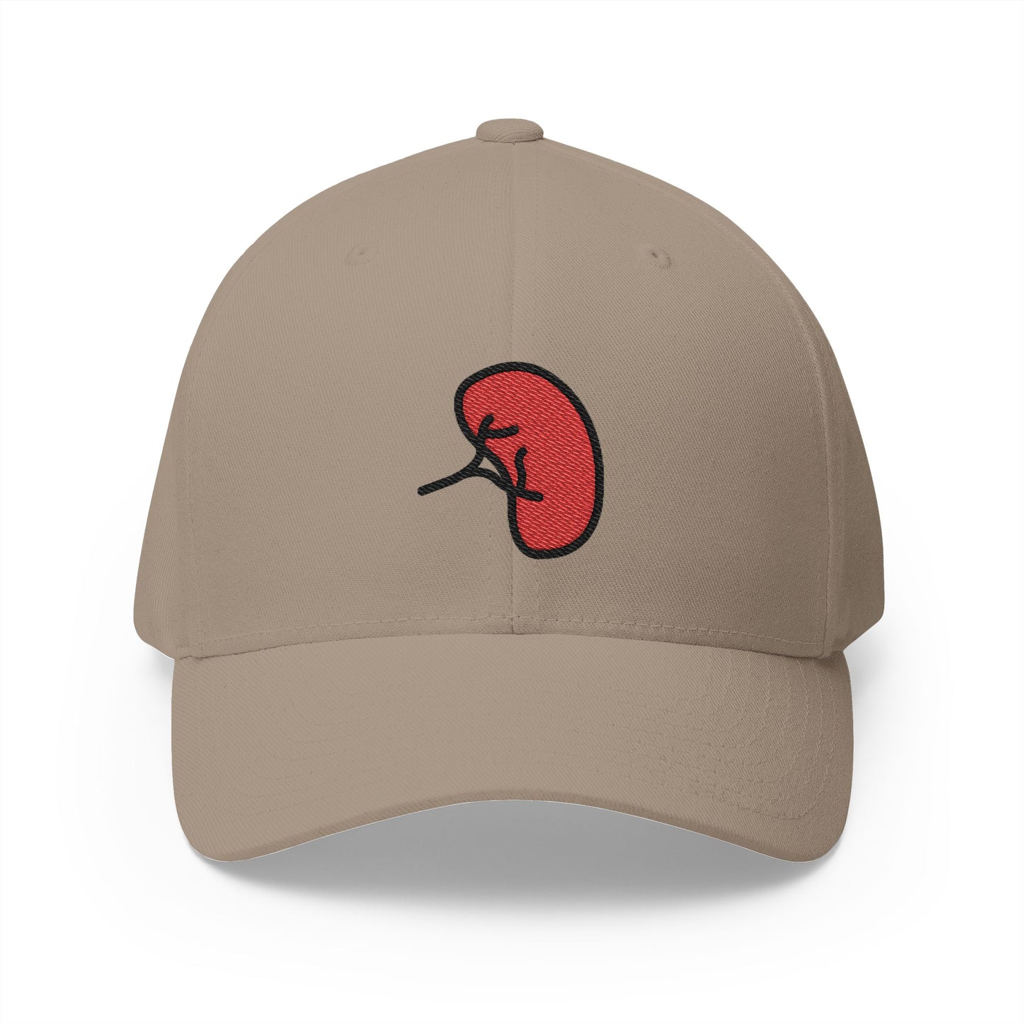 Kidney Emoji Khaki Cap – Premium by Capmoji